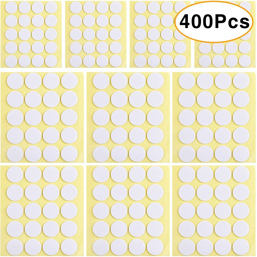 Adhesive Dot Wick - 400ชิ้น/ล็อตสติ๊กเกอร์เทียนทนความร้อนสติกเกอร์สองด้าน20มม.อุปกรณ์กาวจุดเทียน