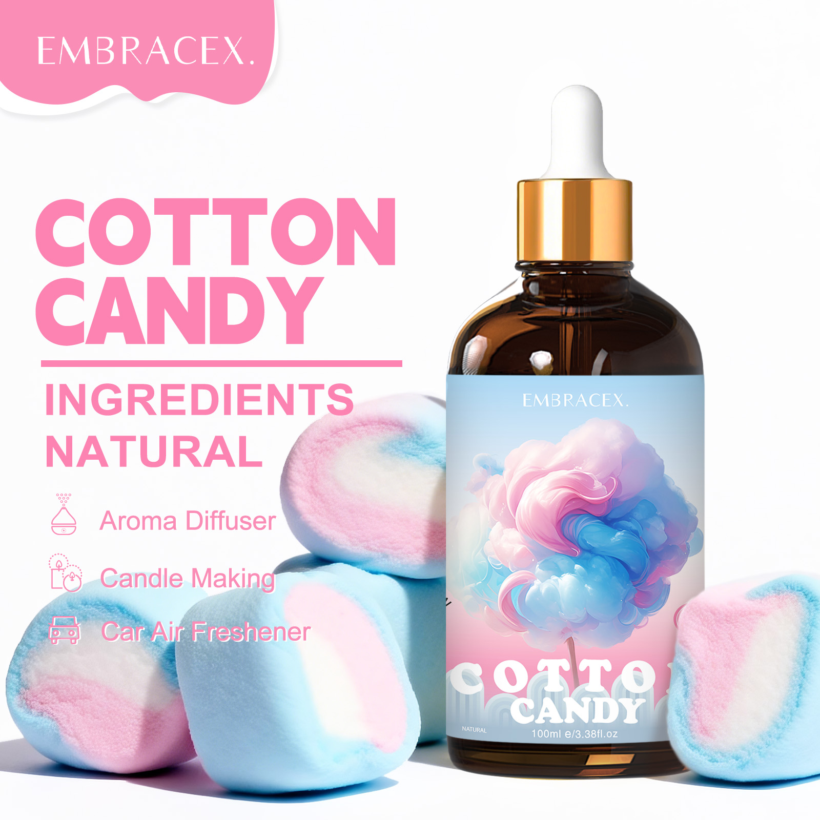 น้ำมันหอมระเหยคอตตอนแคนดี้ 100 - Candle Making Fragrance Oils บทวิจารณ์และราคา