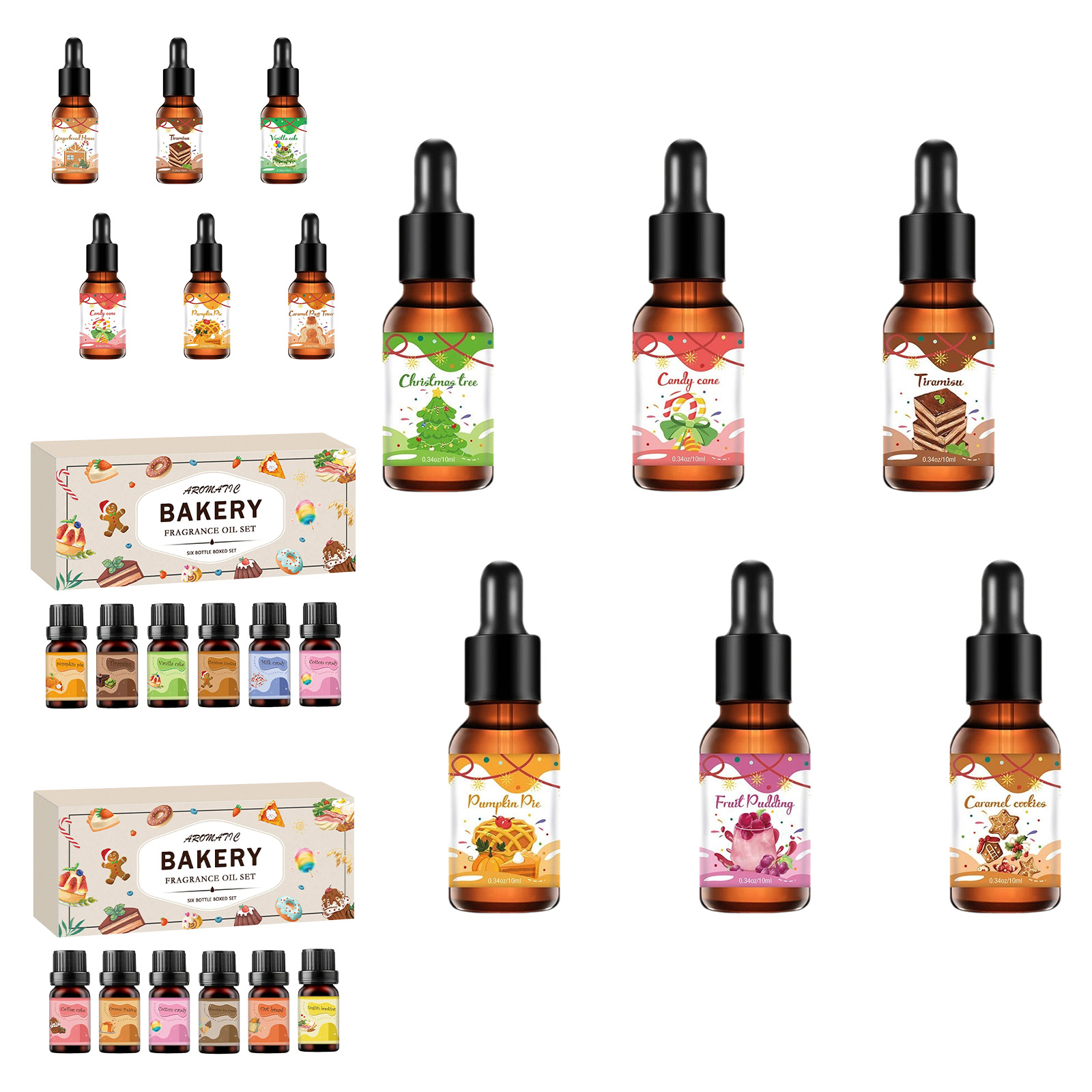 ชุดน้ำมันหอมระเหยกลิ่นคริสต์มา - Candle Making Fragrance Oils บทวิจารณ์และราคา