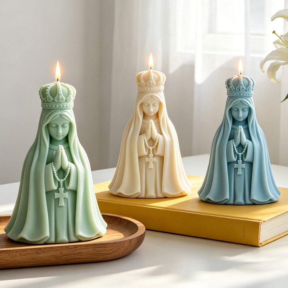 แม่พิมพ์เทียนซิลิโคนรูปพระแม่ม - Candle Making Jelly บทวิจารณ์และราคา