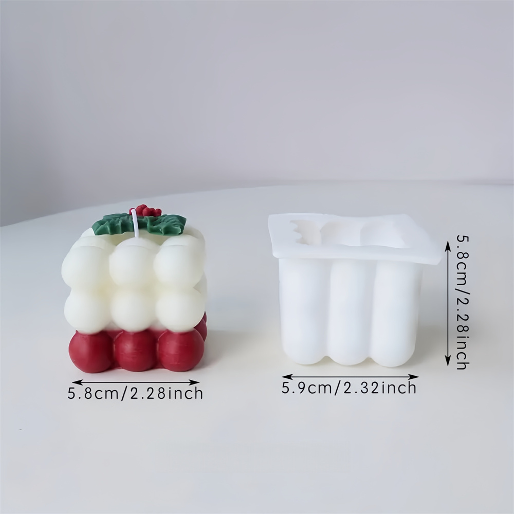 คริสต์มาส Holly Leaf Bubble เท - Candle Making Jelly บทวิจารณ์และราคา