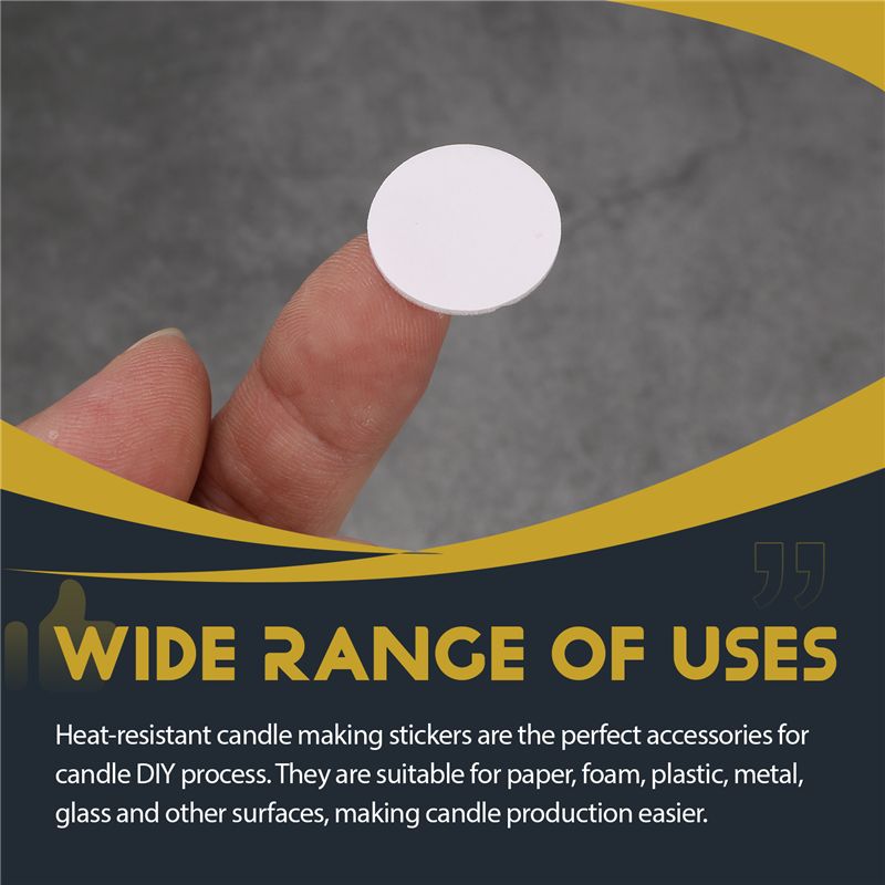 800 ชิ้น สติกเกอร์ติดไส้เทียน  - Adhesive Dot Wick บทวิจารณ์และราคา