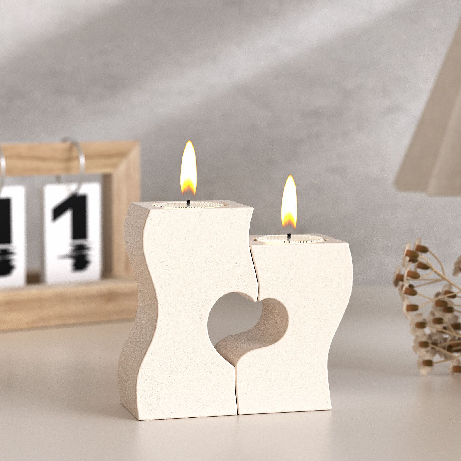 S หัวใจแท่งเทียนแม่พิมพ์ซิลิโค - Candle Making Ideas บทวิจารณ์และราคา