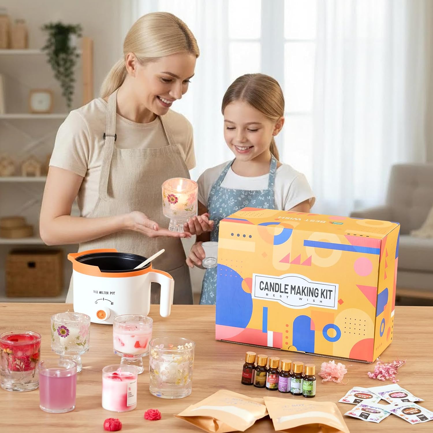 ชุดทำเทียน DIY 2-in-1 ด้วยขี้ผ - Candle Making Jelly บทวิจารณ์และราคา