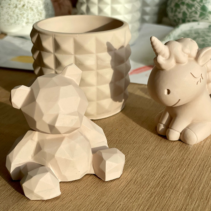 3D สเตอริโอหมีแม่พิมพ์ซิลิโคน  - Candle Making Jelly บทวิจารณ์และราคา