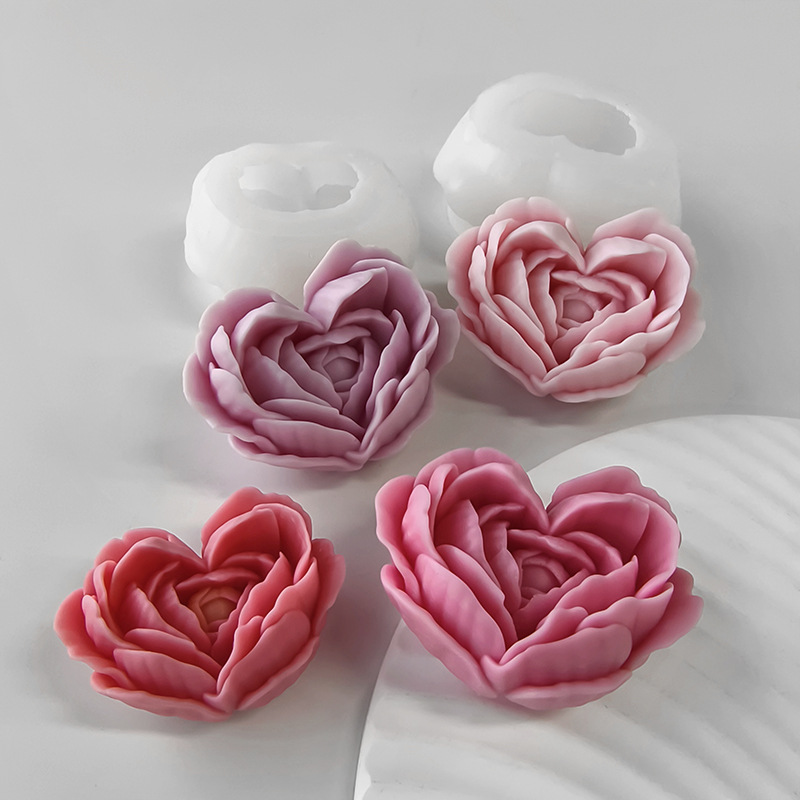 รักดอกไม้ซิลิโคนแม่พิมพ์ DIY ร - Candle Making Jelly บทวิจารณ์และราคา