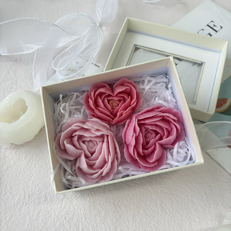 รักดอกไม้ซิลิโคนแม่พิมพ์ DIY ร - Candle Making Jelly บทวิจารณ์และราคา
