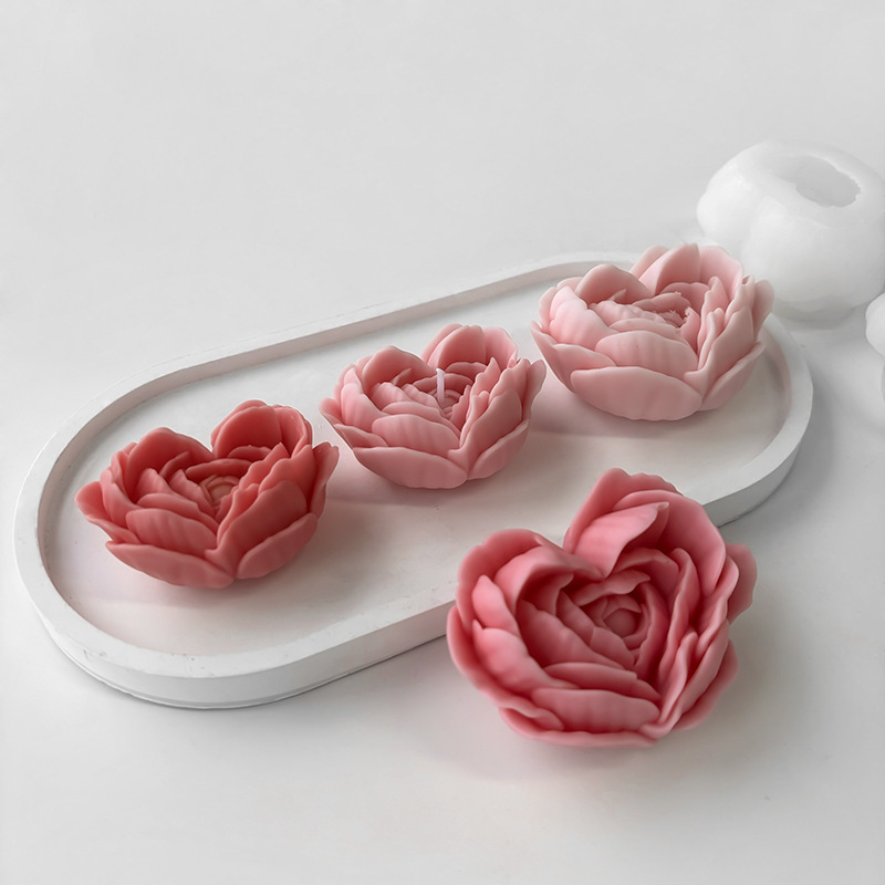 รักดอกไม้ซิลิโคนแม่พิมพ์ DIY ร - Candle Making Jelly บทวิจารณ์และราคา