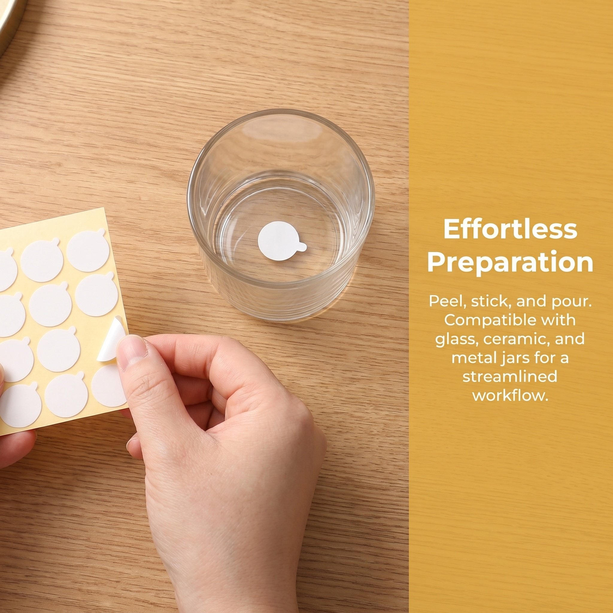 800 ชิ้น แผ่นกาวติดไส้เทียนแบบ - Adhesive Dot Wick บทวิจารณ์และราคา