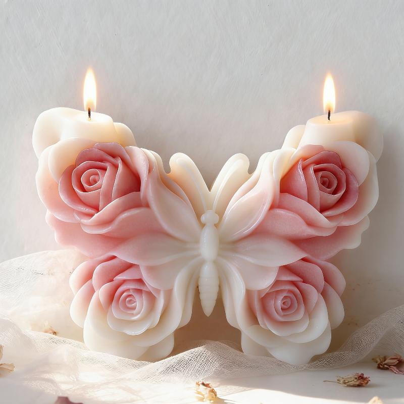 แม่พิมพ์ซิลิโคนรูปผีเสื้อกุหลา - Candle Making Ideas บทวิจารณ์และราคา
