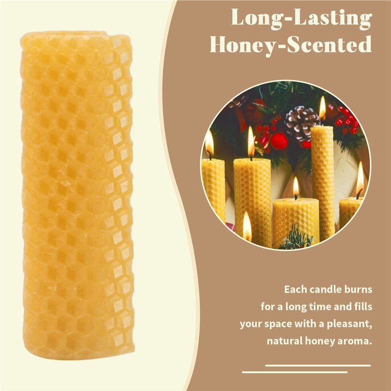 ชุดทำเทียนขี้ผึ้งธรรมชาติ 100% - Candle Making Kit Beeswax บทวิจารณ์และราคา