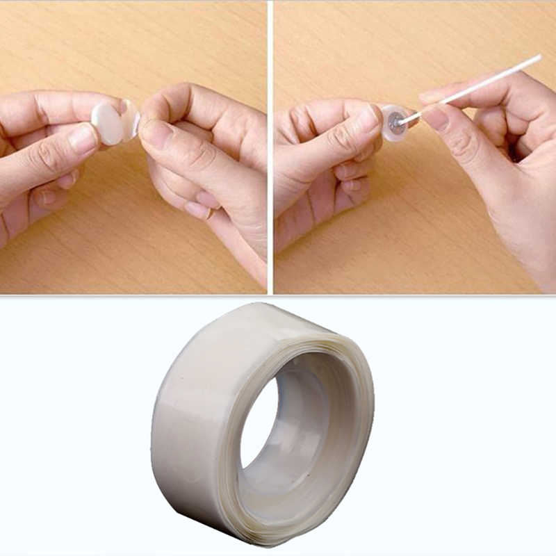 สติกเกอร์กาวใสสำหรับยึดไส้เทีย - Adhesive Dot Wick บทวิจารณ์และราคา