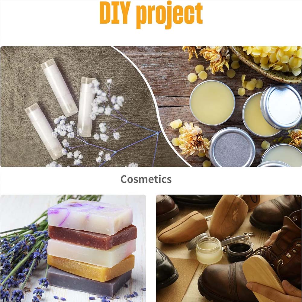 100g ขี้ผึ้งสีขาวเม็ดธรรมชาติเ - Candle Making Kit Beeswax บทวิจารณ์และราคา